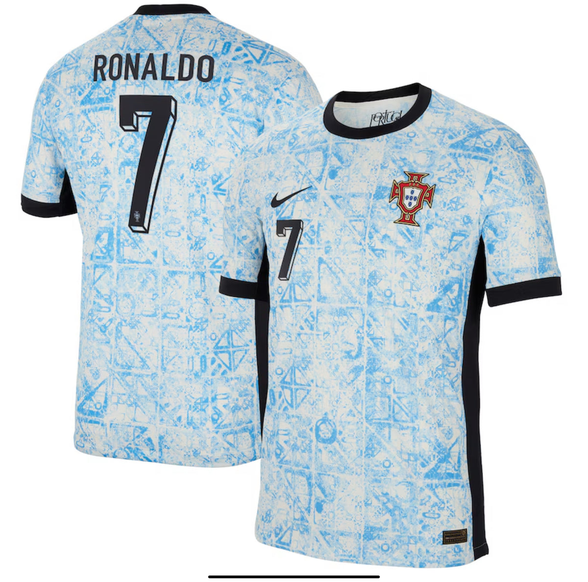 Youth Nike Portugal Cristiano Ronaldo Away Jersey Euro 2024 City Soccer Plus