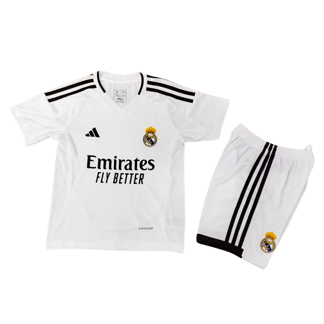 adidas Real Madrid Home Mini White Full Kit 24 25 City Soccer Plus