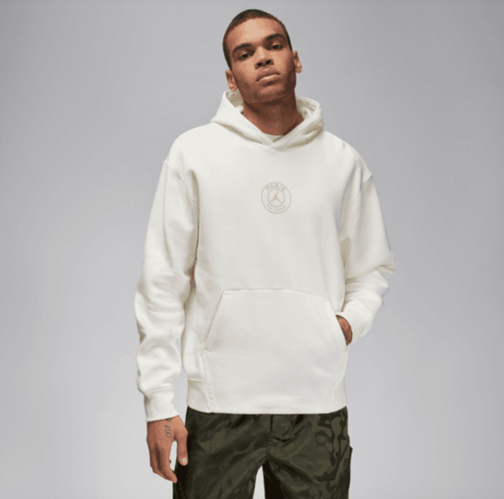 Jordan Paris Saint-Germain HBR Fleece Pullover Hoodie – City - Main Image