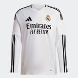 Adidas Real Madrid 24/25 Long Sleeve Home Jersey