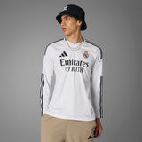 Adidas Real Madrid 24/25 Long Sleeve Home Jersey