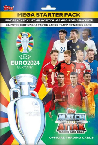 Topps Official Euro 2024 Match Attax Mega Starter Pack