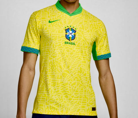 Youth Nike Brazil Home Jersey Copa America 2024