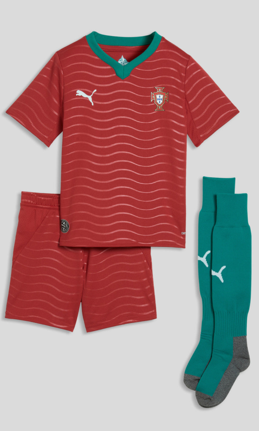 Portugal FPF Home Jersey 2026/27 Toddler Kit