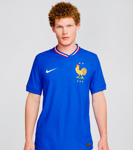 Nike FFF France Home Authentic Men’s Team Jersey Euro 2024
