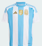 Youth Adidas Argentina Copa America 24 Home Jersey