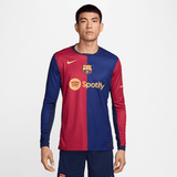 Nike FC Barcelona 24/25 Longsleeve Stadium Home Jersey