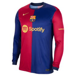 Nike FC Barcelona 24/25 Longsleeve Stadium Home Jersey