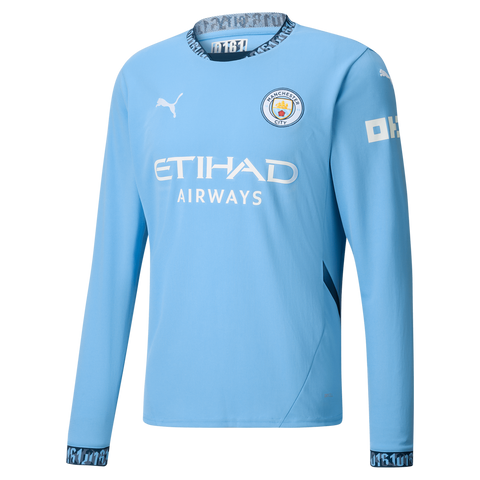 Puma Manchester City Home 2024/25 Long Sleeve Jersey