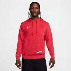 Nike Paris Saint-Germain Club Soccer French Terry Pullover Hoodie [Red]