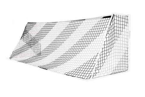 KWIKGOAL Evolution Net (8H X 24W X 3D X 8 1/2B) 120mm Square Mesh, HTPP, Solid Braid Knotless