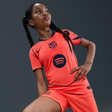 FC Barcelona 25/26 Stadium Third Dri-FIT Total 90 Soccer Jersey for Kids