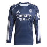 Real Madrid 25/26 Long Sleeve Away Jersey