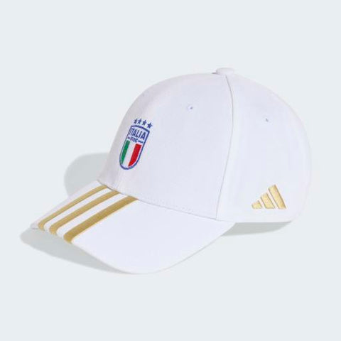 Italy FIGC Soccer Cap - White