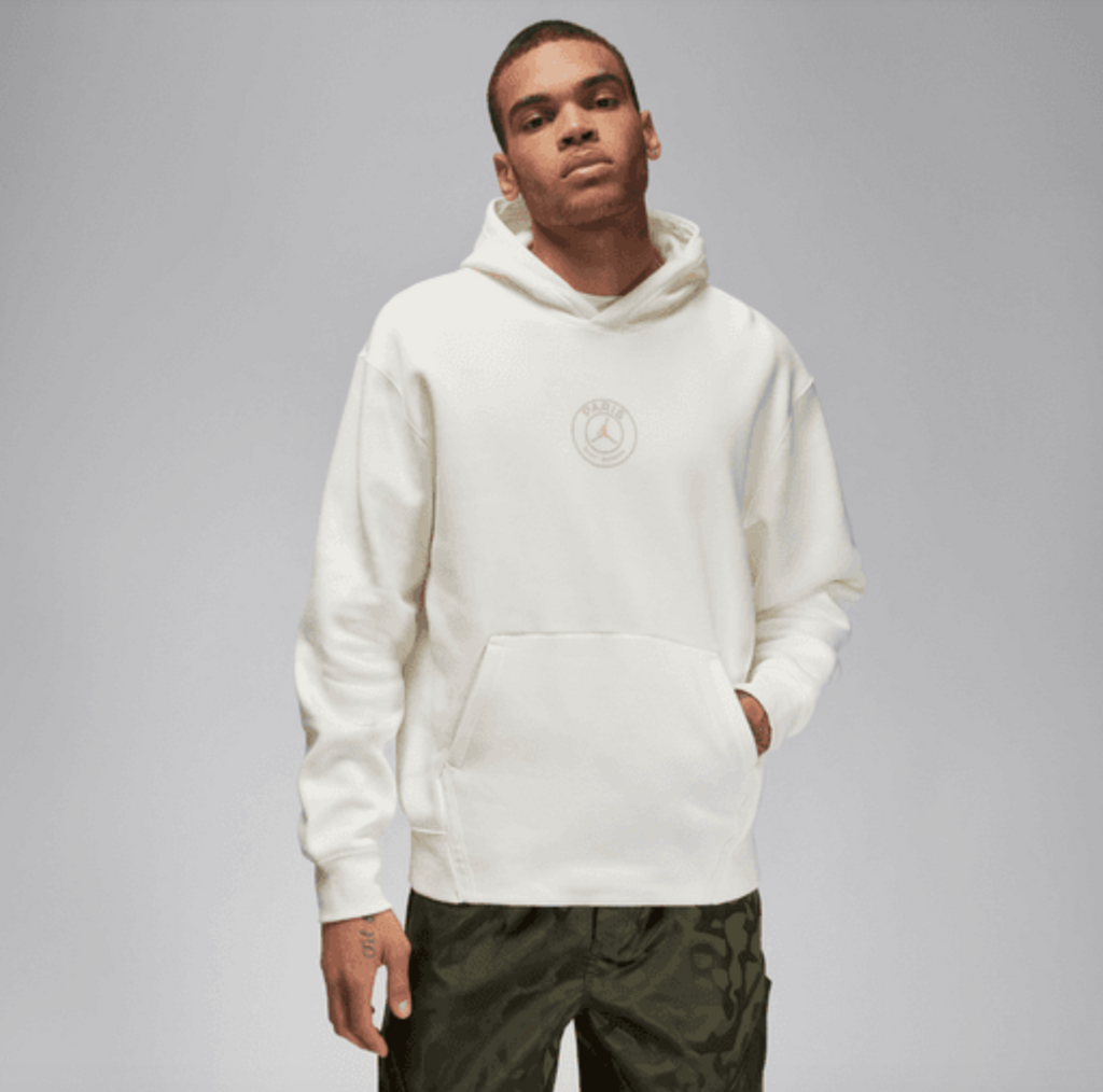 Jordan Paris Saint Germain HBR Fleece Pullover Hoodie City Soccer Plus