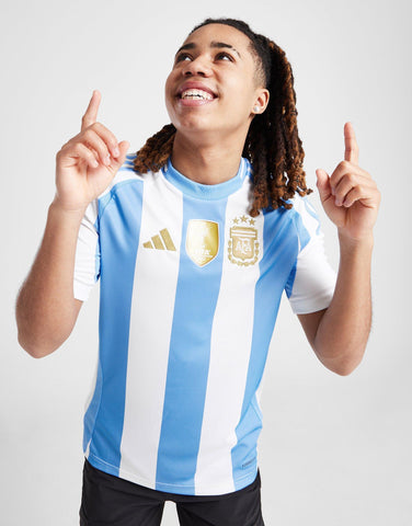 Youth Adidas Argentina Copa America 24 Home Jersey