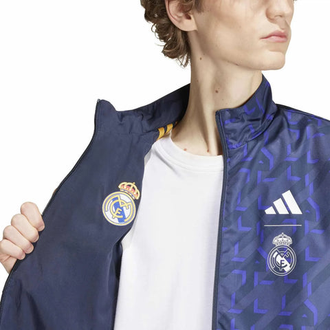 Adidas Real Madrid 24 Reversible Anthem Jacket