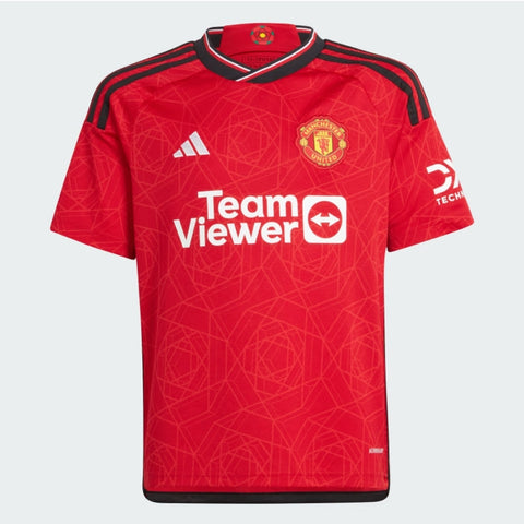 Youth Adidas Manchester United Stadium Home Jersey 2023/24