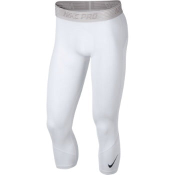 Nike Pro 3/4 Training Pants - White