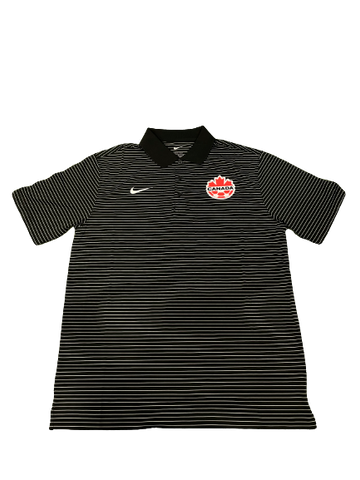 Nike Canada Stadium Striped Polo Shirt