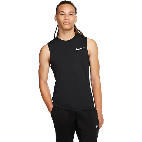 Black nike pro shirt best sale